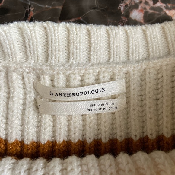 Anthropologie Sophie Rainbow Stripe Sweater Sm - Picture 8 of 12